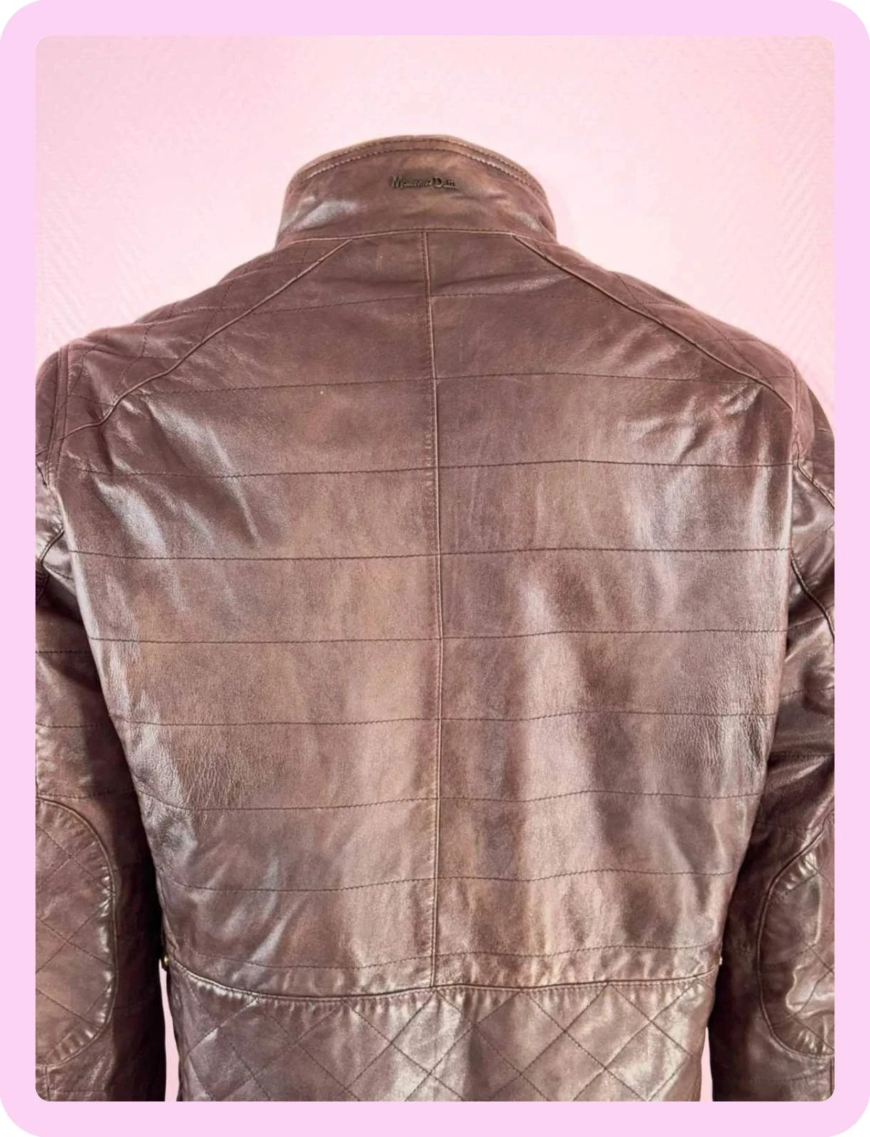 Abrigo Chaqueta de cuero hombre Massimo dutti talla l impecable – photo 8